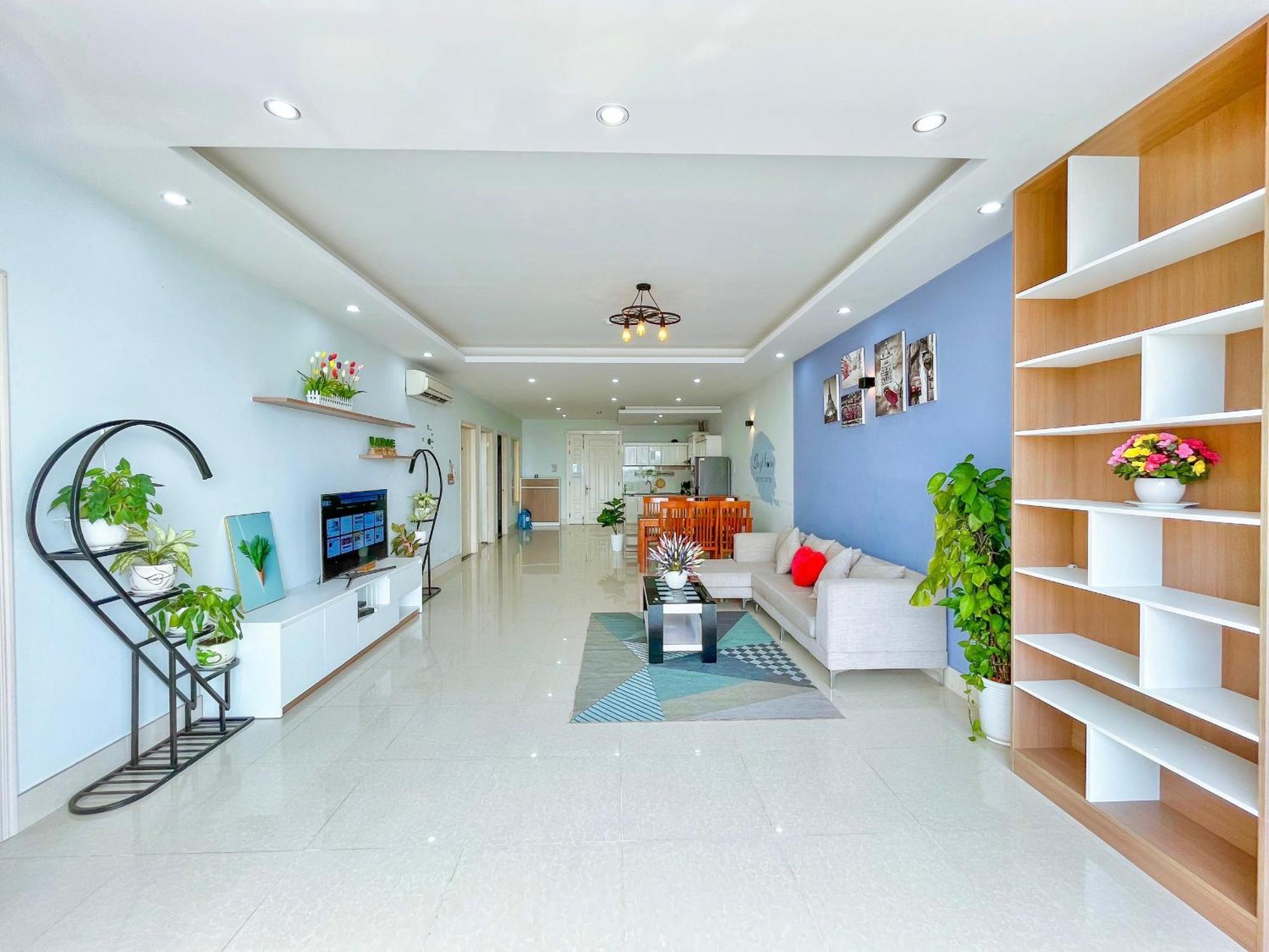Can Ho Oasky,3 Phong View Dep Nhin Ra Bien,Nui Va Ho Bau Sen 头顿 外观 照片
