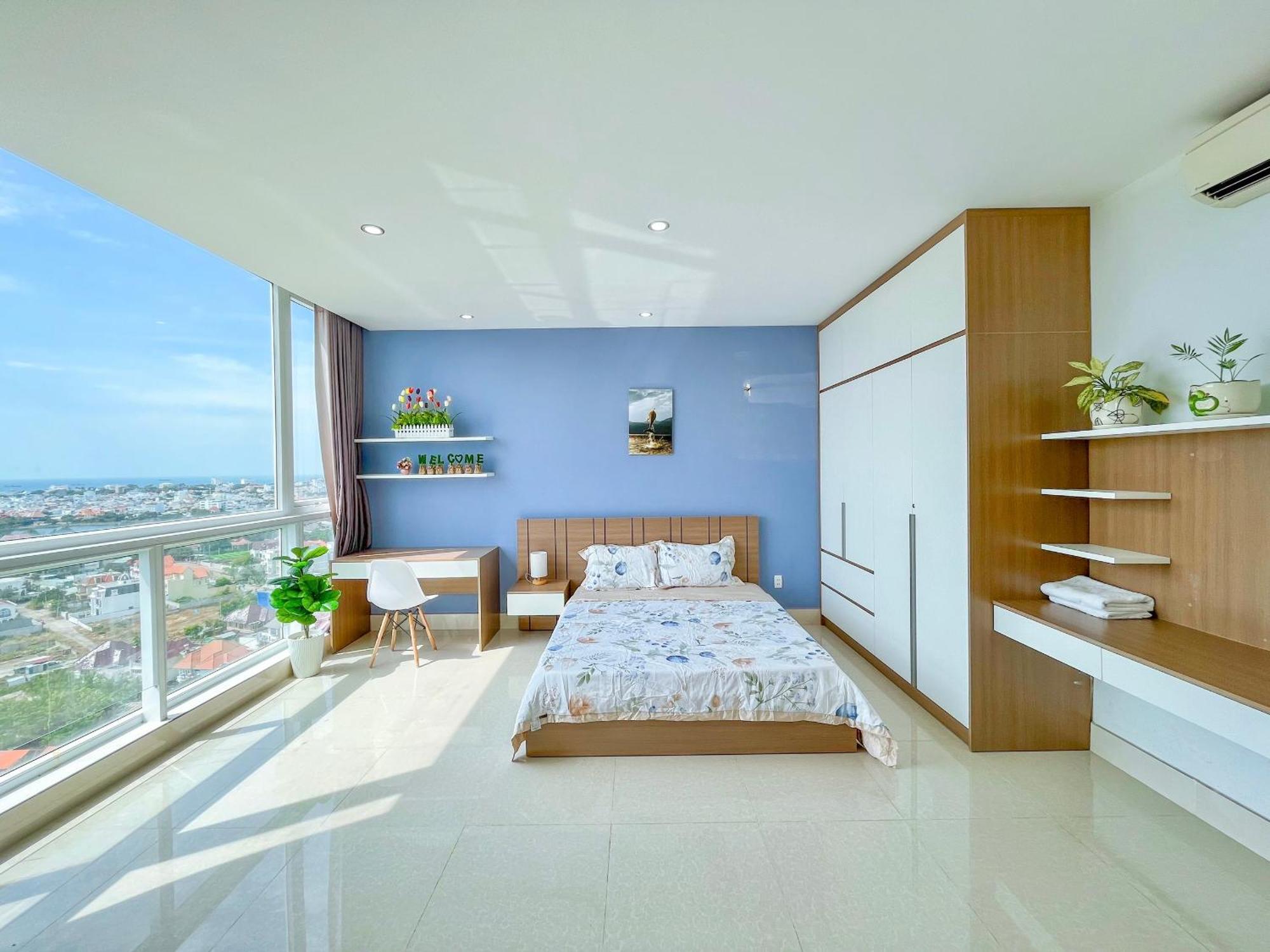 Can Ho Oasky,3 Phong View Dep Nhin Ra Bien,Nui Va Ho Bau Sen 头顿 外观 照片